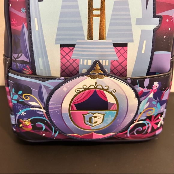Loungefly Disney Cinderella Castle Mini Backpack - Picture 2 of 14